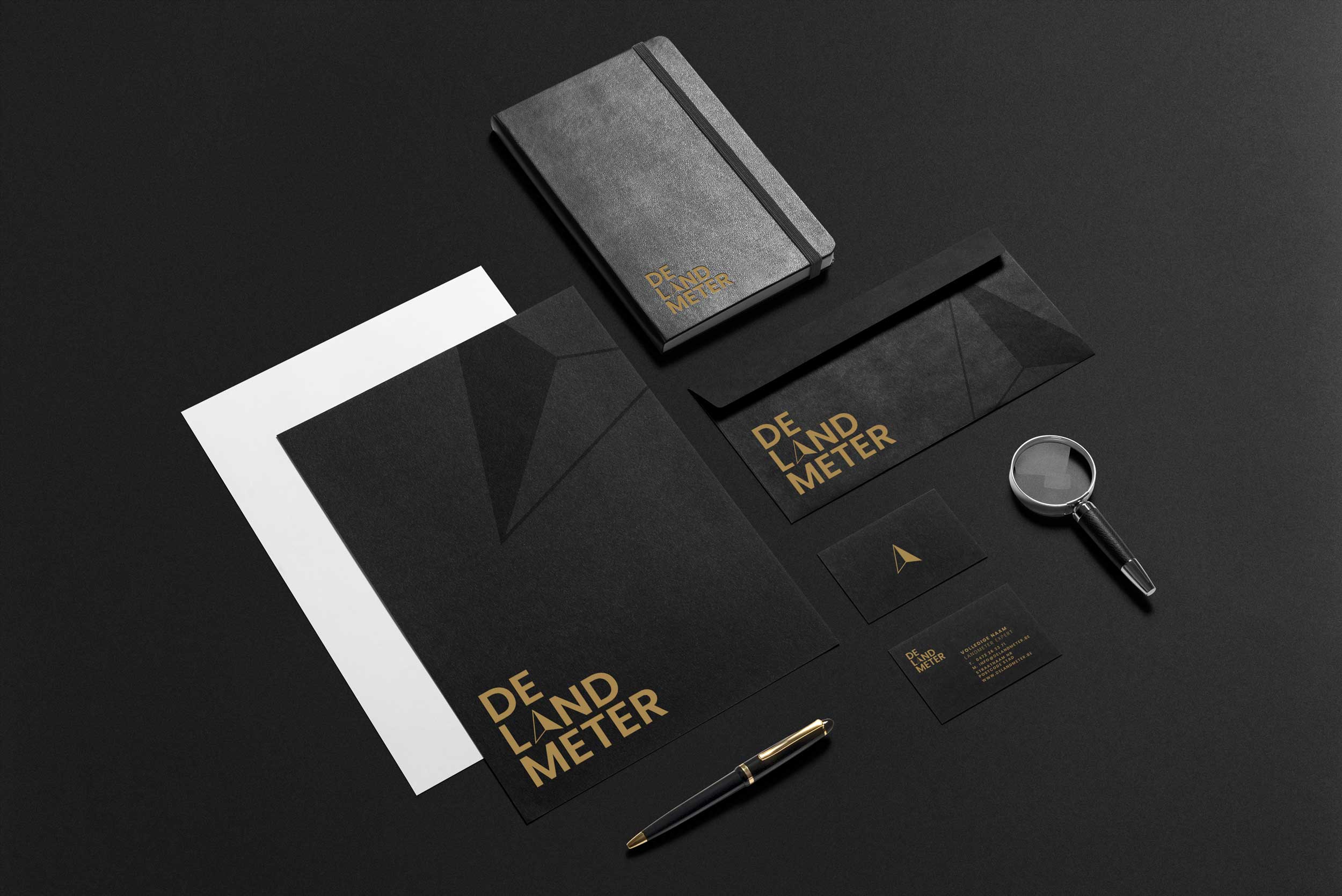 De Landmeter | Branding Webdesign | Veaudeville Marketing